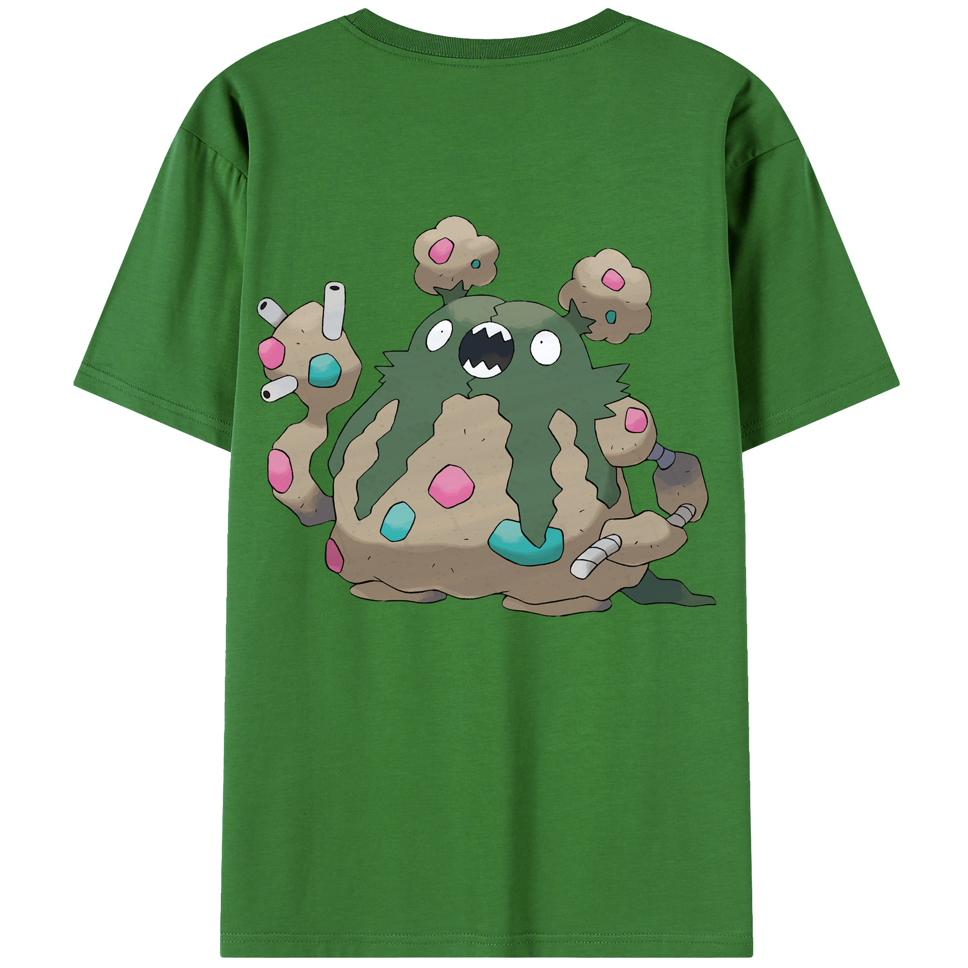 （画像用） ポケットモンスター Pokémon レディース半袖Tシャツ(バックプリント)